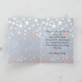 Amerikaanse kerstgroeten met trots kaart (Binnen)