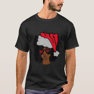 Amerikaanse kerstkerstkerstkerstman t-shirt