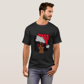 Amerikaanse kerstkerstkerstkerstman t-shirt (Voorkant volledig)