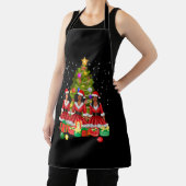 Amerikaanse kerstkerstkerstkerstman zwarte meisjes schort (Insitu)