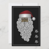 Amerikaanse kerstman feestdagenkaart (Voorkant)