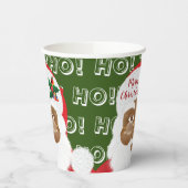 Amerikaanse kerstman papieren bekers (Links)