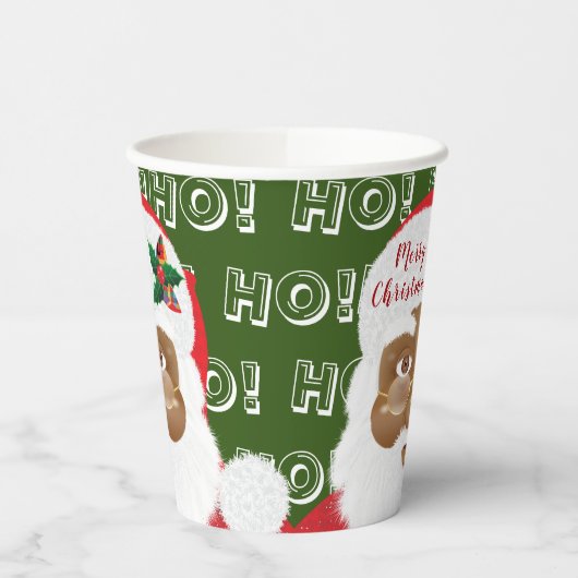 Amerikaanse kerstman papieren bekers (Links)