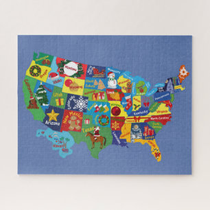 Amerikaanse kerstman — puzzel