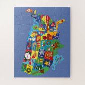 Amerikaanse kerstman — puzzel (Verticaal)