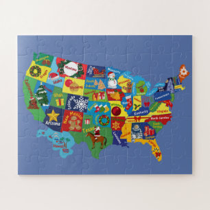 Amerikaanse kerstman — puzzel