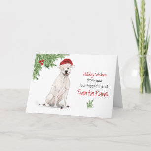 Amerikaanse kerstman uit Staffordshire vanuit Hond Kaart
