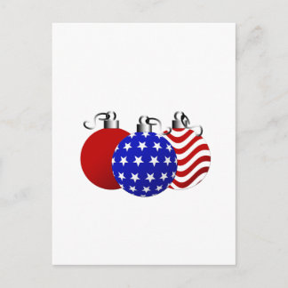 Amerikaanse Kerstmis Feestdagenkaart