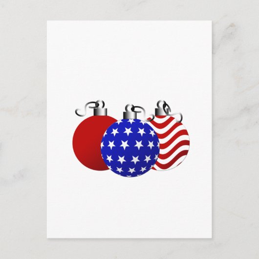 Amerikaanse Kerstmis Feestdagenkaart (Voorkant)