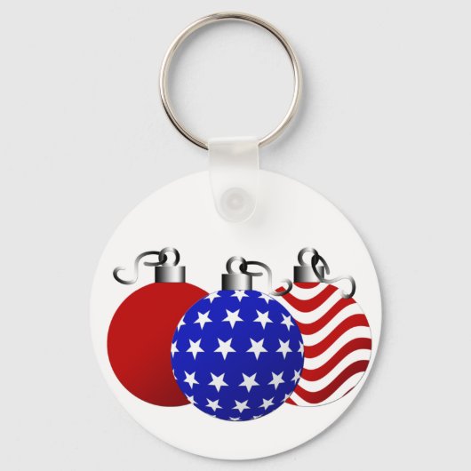Amerikaanse Kerstmis Sleutelhanger (Voorkant)