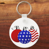 Amerikaanse Kerstmis Sleutelhanger (Voorkant)