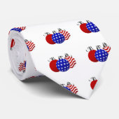 Amerikaanse Kerstmis Stropdas (Opgerold)
