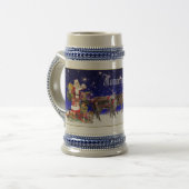 Amerikaanse Kerststein Bierpul (Voorkant links)