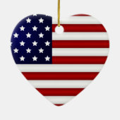 Amerikaanse kerstversiering keramisch ornament (Achterkant)