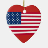 Amerikaanse kerstversiering keramisch ornament (Rechts)