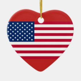 Amerikaanse kerstversiering keramisch ornament