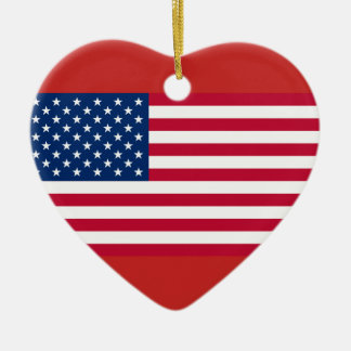 Amerikaanse kerstversiering keramisch ornament