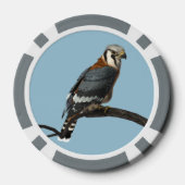 Amerikaanse Kestrel Clay Poker Chip (Achterkant)