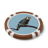 Amerikaanse Kestrel Clay Poker Chip (Bovenkant)