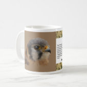 Amerikaanse kestrel koffiemok (Voorkant links)
