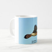 Amerikaanse kestrel koffiemok (Voorkant links)