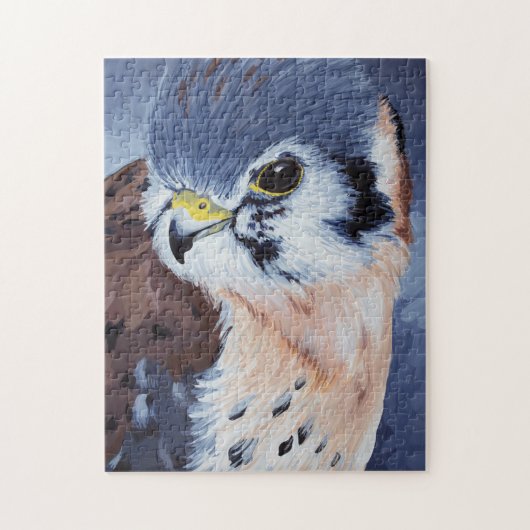 Amerikaanse kestrel legpuzzel (Verticaal)