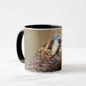Amerikaanse kestrel mok (Voorkant links)