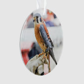 Amerikaanse kestrel ornament (voorkant)