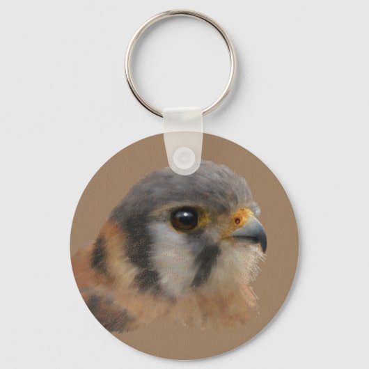 Amerikaanse kestrel sleutelhanger (Voorkant)