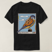 Amerikaanse kestrel t-shirt (Design voorkant)