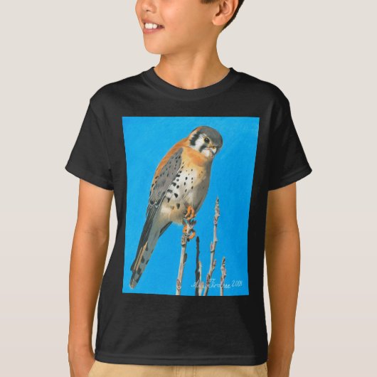 Amerikaanse kestrel t-shirt (Voorkant)