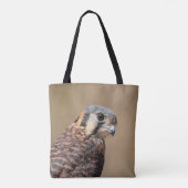 Amerikaanse kestrel tote bag (Achterkant)