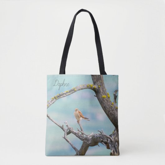 Amerikaanse kestrel tote bag (Voorkant)