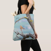 Amerikaanse kestrel tote bag (Dichtbij)