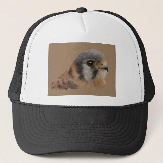 Amerikaanse kestrel trucker pet (Voorkant)