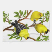 Amerikaanse keukenhanddoek Goldfinch Birds (Horizontaal)