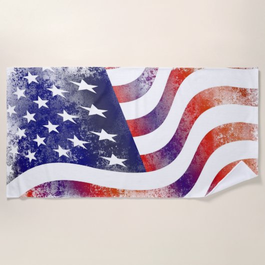 Amerikaanse keukenhanddoek uitwassen strandlaken (Voorkant)