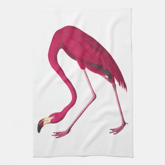 Amerikaanse keukentheekdoek Flamingo Theedoek (Verticaal)