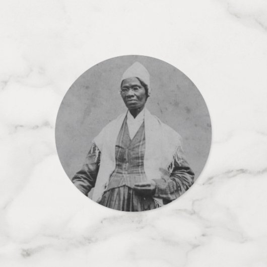 Amerikaanse kiesrecht vrouwen leiders tafel scatte confetti (Kleine voorkant)