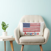 Amerikaanse KINDER vlag Kussen (Stoel)