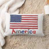 Amerikaanse KINDER vlag Kussen (Deken)