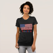 Amerikaanse KINDER vlag T-shirt (Voorkant volledig)