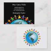 Amerikaanse Kinderen, Visitekaartje (Voorkant / Achterkant)