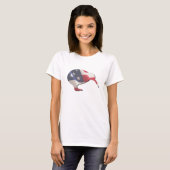 Amerikaanse Kiwi Dames Ringer T-Shirt (Voorkant volledig)