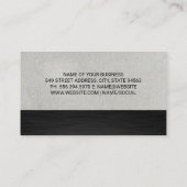 Amerikaanse klassieke auto |  converteerbaar visitekaartje (Achterkant)