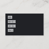 Amerikaanse klassieke auto voor auto's visitekaartje (Achterkant)