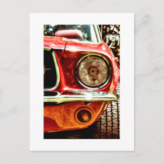 Amerikaanse klassieke auto's - Rood (0275) Briefkaart