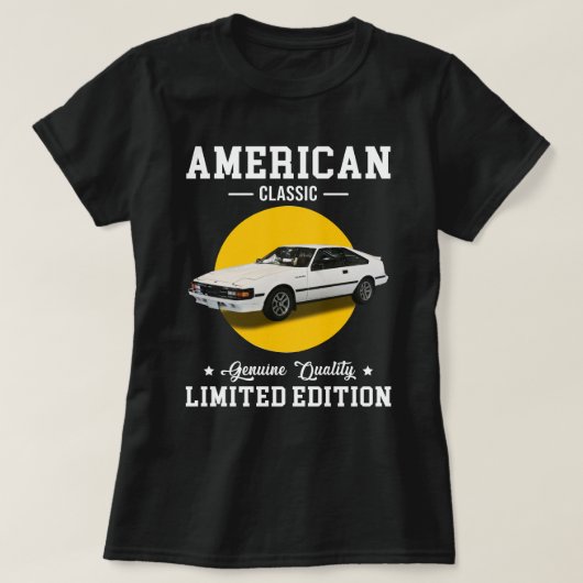 amerikaanse klassieke echte kwaliteit limited edit t-shirt (Design voorkant)