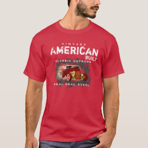 -Amerikaanse klassieke koelkasten Echte staal  T-shirt