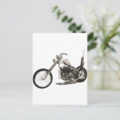 Amerikaanse Klassieke motorfiets Briefkaart (Staand voorkant)